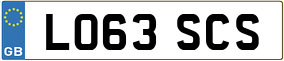 Truck License Plate